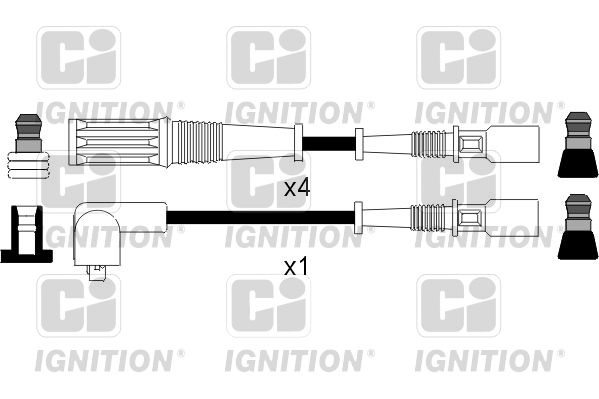 QUINTON HAZELL Комплект проводов зажигания XC535